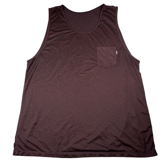 Vuori Tank Top Mens 2XL tradewind Tech Performance Gym Workout pocket V142 - Picture 1 of 7